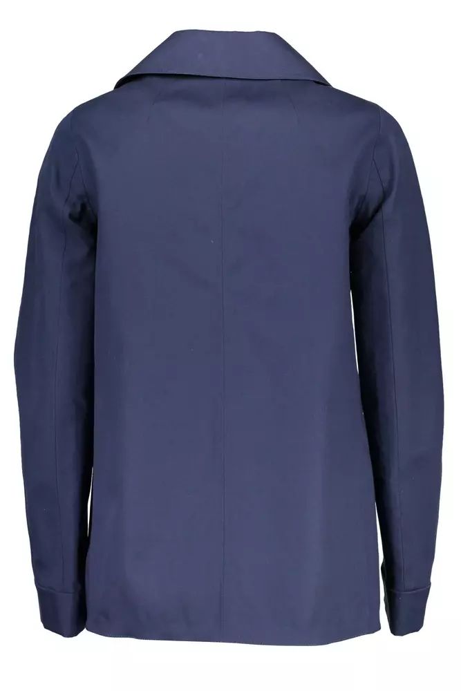 Gant Blue Cotton Jackets & Coat Gant