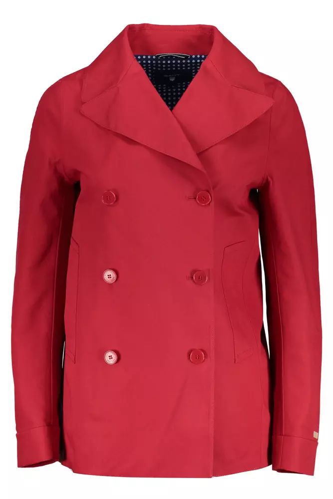 Gant Pink Cotton Jackets & Coat Gant