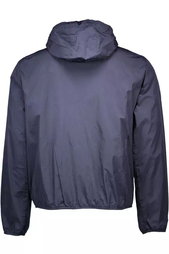 Gant Chic Blue Nylon Sport Jacket with Hood Gant