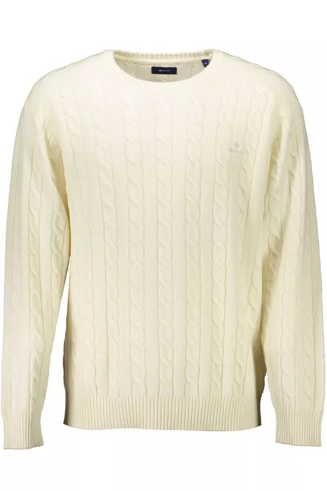 Gant White Wool Sweater Gant