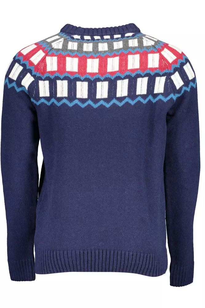 Gant Alpaca Blend Blue Designer Sweater Gant