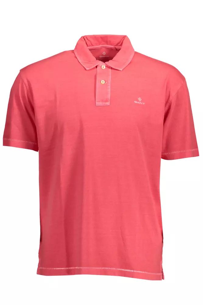 Gant Pink Cotton Polo Shirt Gant