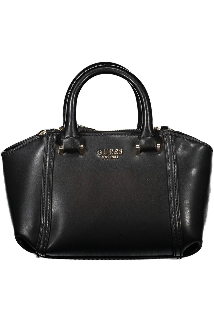 Guess Jeans Chic Black Contrasting Detail Tote Bag Guess Jeans