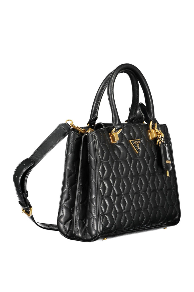 Guess Jeans Chic Black Polyurethane Handbag Guess Jeans