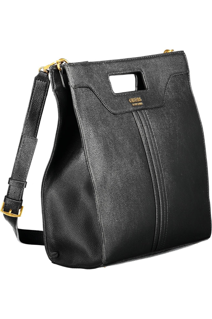 Guess Jeans Chic Black Handbag with Contrasting Details Guess Jeans