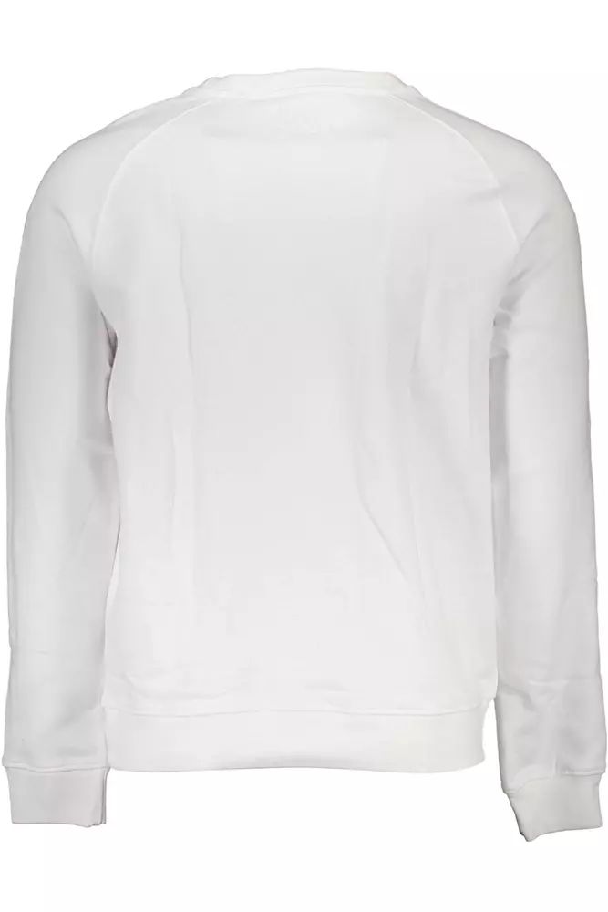 Guess Jeans White Cotton Sweater Guess Jeans