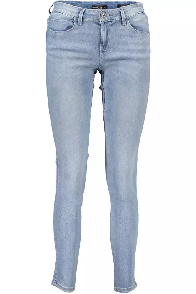 Guess Jeans Light Blue Cotton Jeans & Pant Guess Jeans