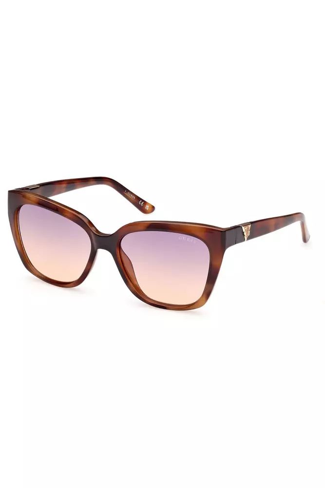Guess Jeans Chic Square Frame Sunglasses in Contrasting Hues Guess Jeans