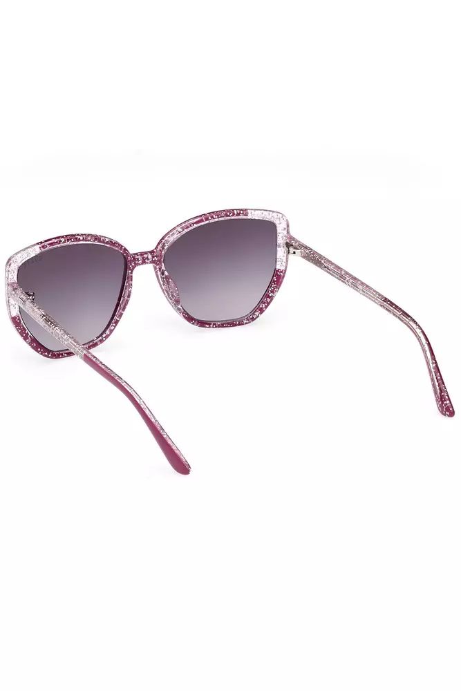 Guess Jeans Chic Purple Square Frame Sunglasses Guess Jeans