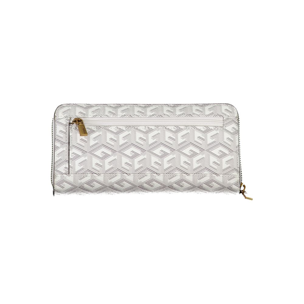 Guess Jeans Chic White Multi-Compartment Wallet Guess Jeans