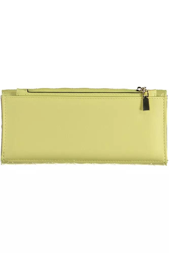 Guess Jeans Chic Sunshine Yellow Tri-Fold Wallet Guess Jeans