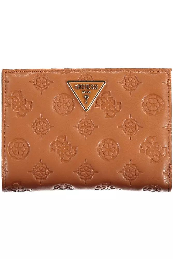 Guess Jeans Chic Brown Wallet with Ample Storage Guess Jeans