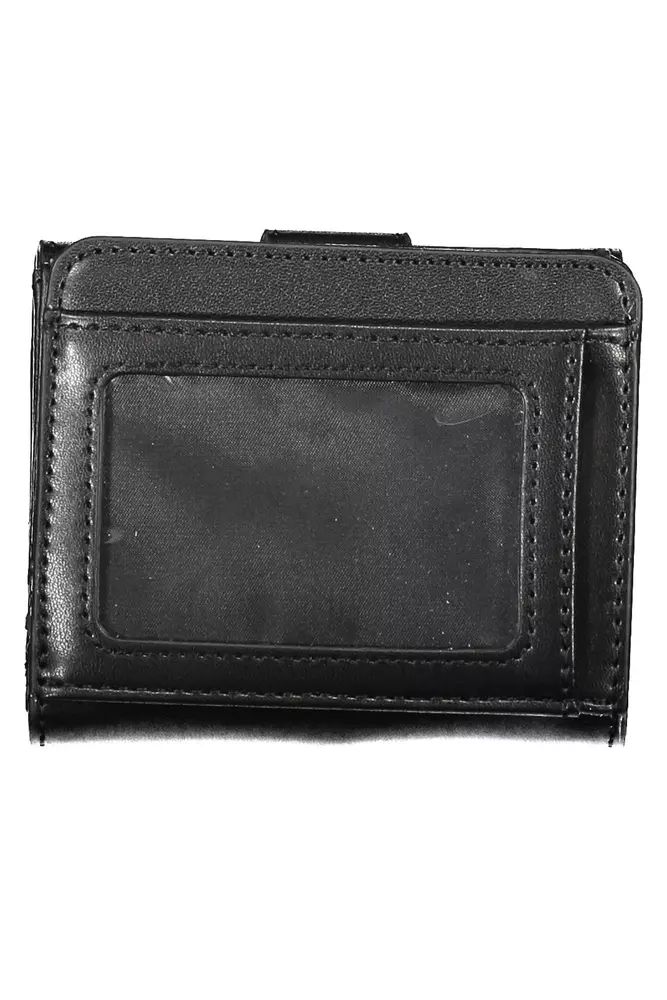 Guess Jeans Chic Black Two-Compartment Wallet Guess Jeans