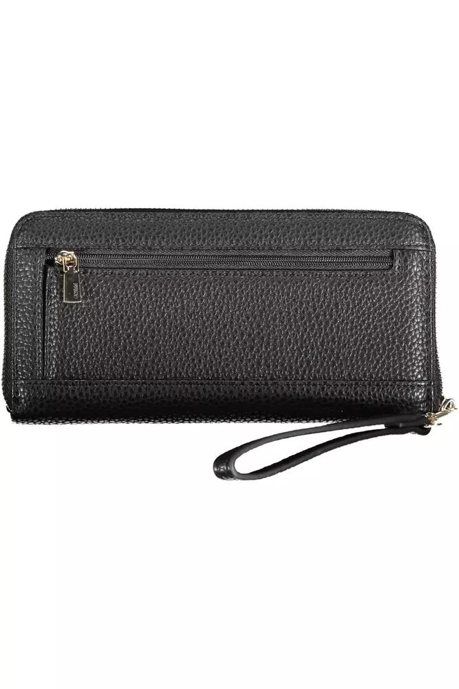 Guess Jeans Sleek Black Multi-Compartment Wallet Guess Jeans