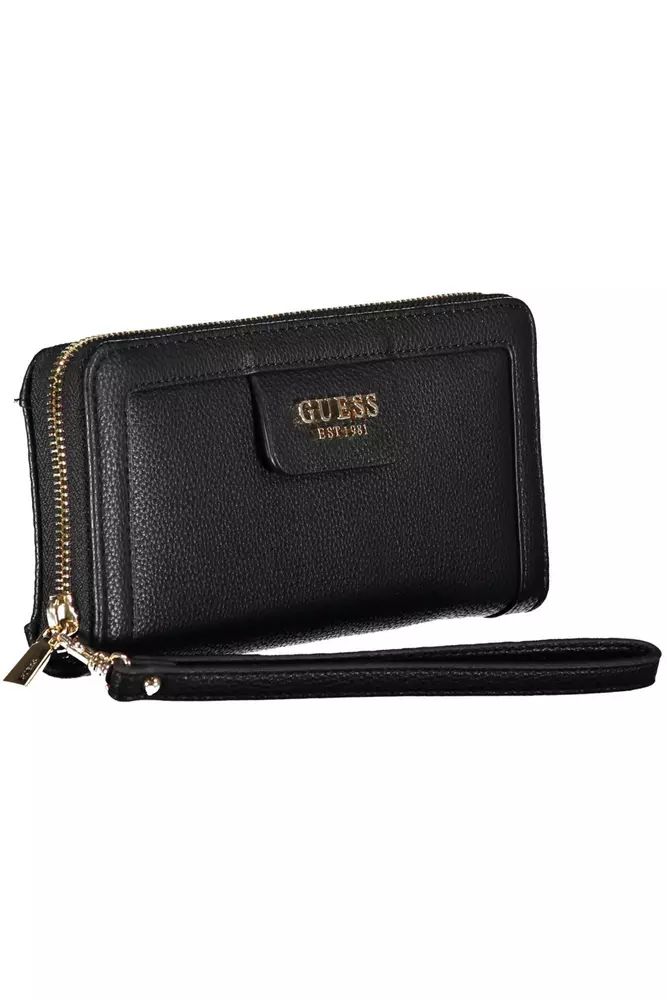 Guess Jeans Chic Black Multi-Compartment Wallet Guess Jeans