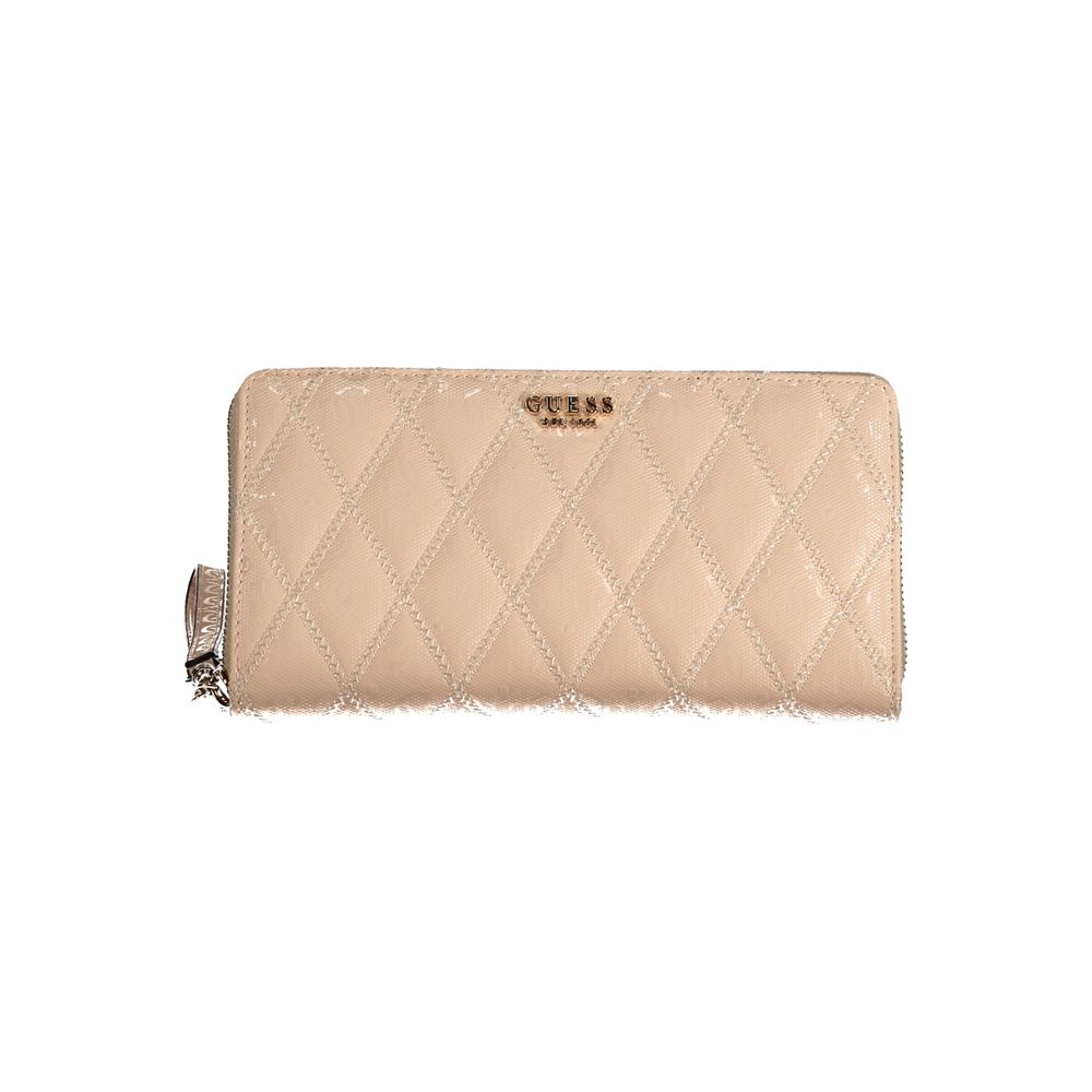 Guess Jeans Pink Polyethylene Wallet Guess Jeans