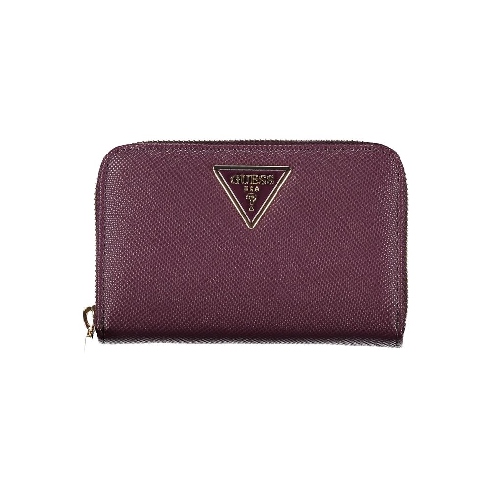 Guess Jeans Elegant Purple Wallet for Stylish Essentials Guess Jeans