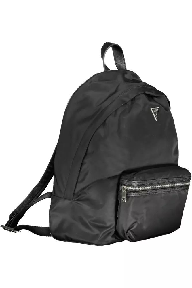 Guess Jeans Black Polyamide Backpack Guess Jeans