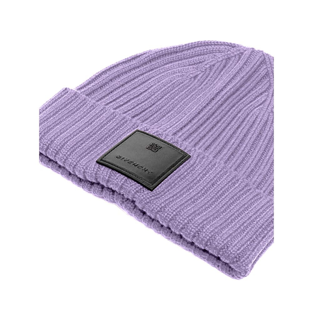 Givenchy Purple Wool Hats & Cap Givenchy