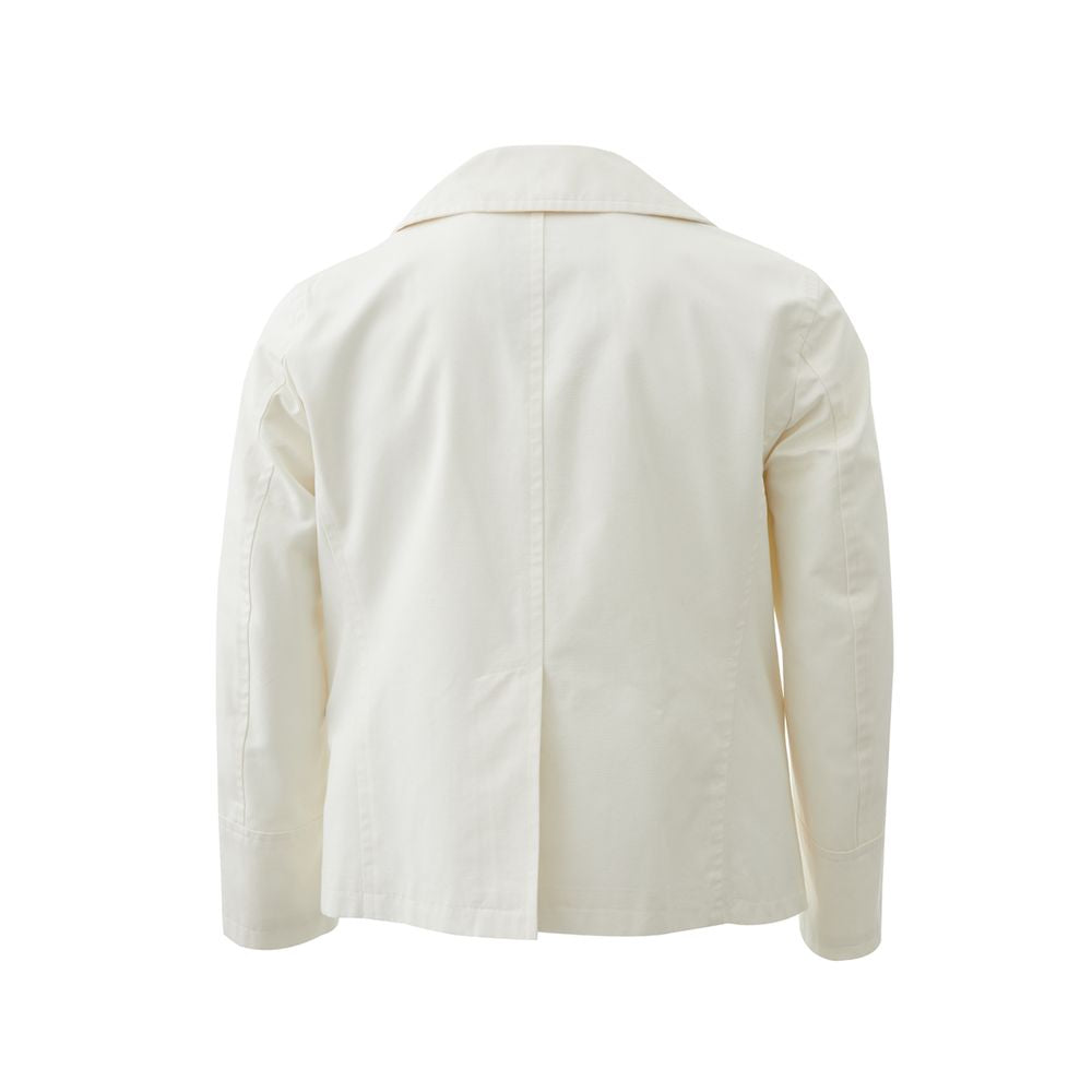 Sealup Elegant White Polyamide Jacket for Men Sealup
