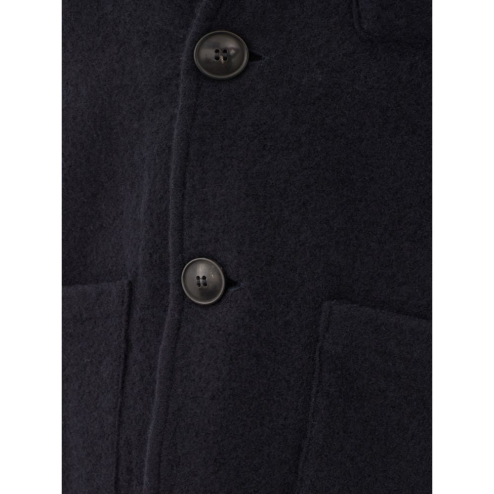 KANGRA Elegant Wool Blue Jacket for The Modern Man KANGRA