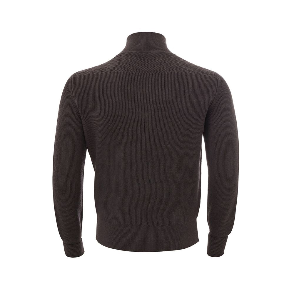 KANGRA Classic Woolen Brown Sweater for Men KANGRA