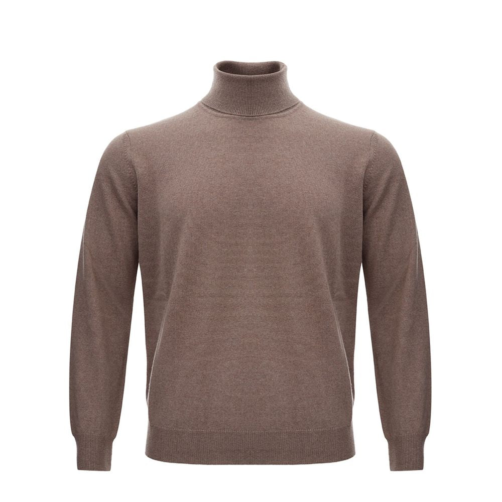 KANGRA Elegant Brown Woolen Sweater for Men KANGRA