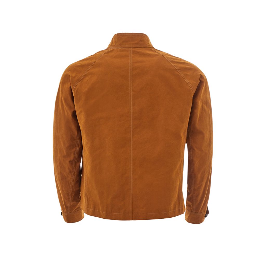 Sealup Elegant Brown Polyamide Jacket for Men Sealup