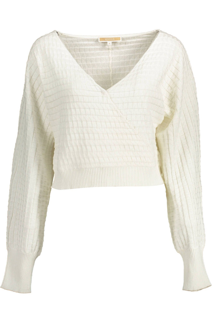 Kocca White Cotton Sweater Kocca