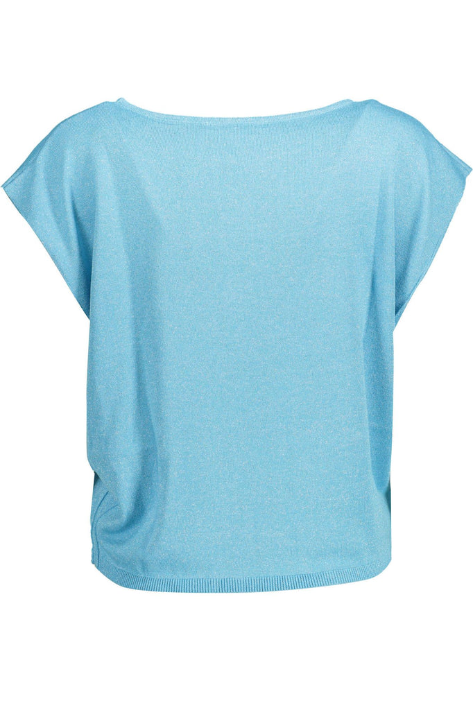 Kocca Light Blue Polyester Tops & T-Shirt Kocca