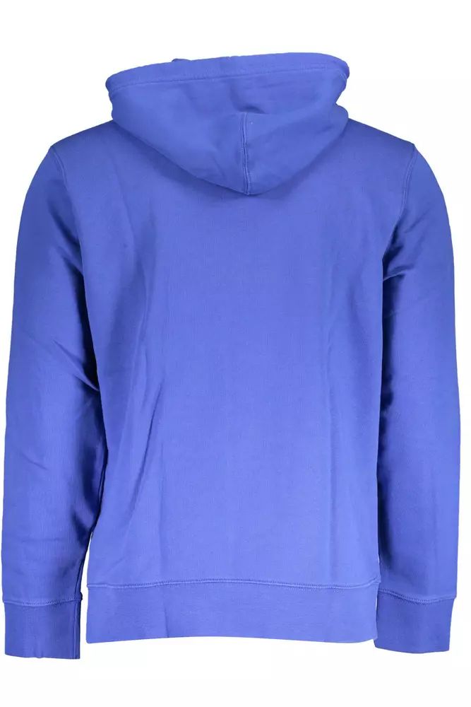 Levi's Chic Blue Cotton Hooded Sweatshirt Levi's