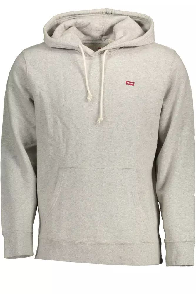 Levi's Essential Gray Hooded Sweatshirt for Men Levi's