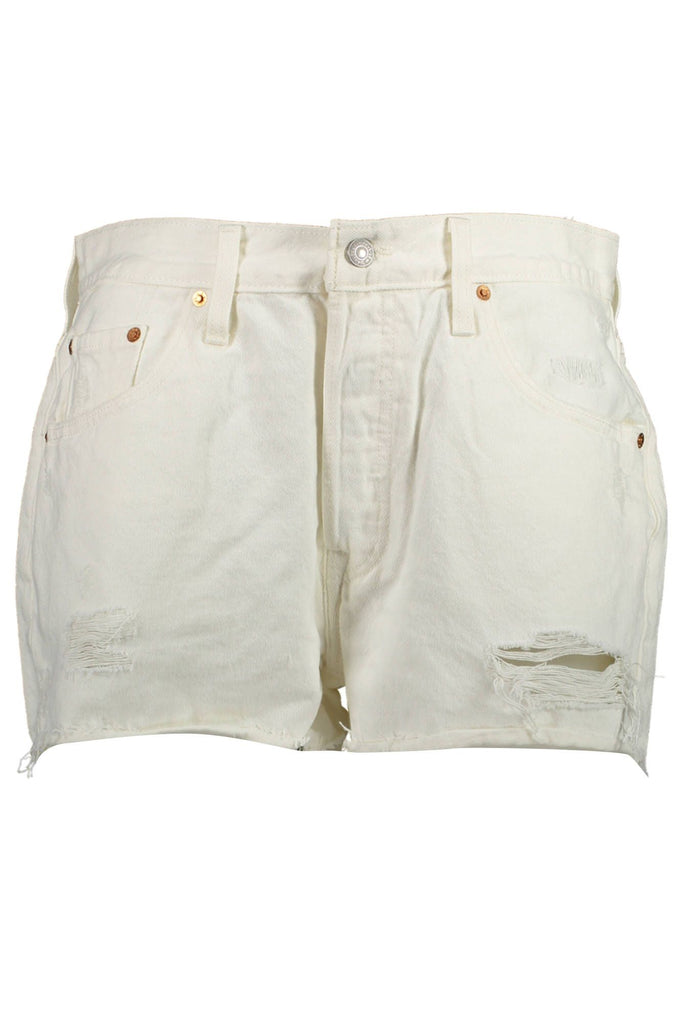 Levi's White Cotton Jeans & Pant Levi's