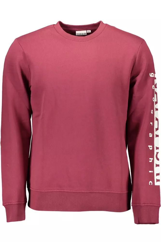 Napapijri Pink Cotton Sweater Napapijri