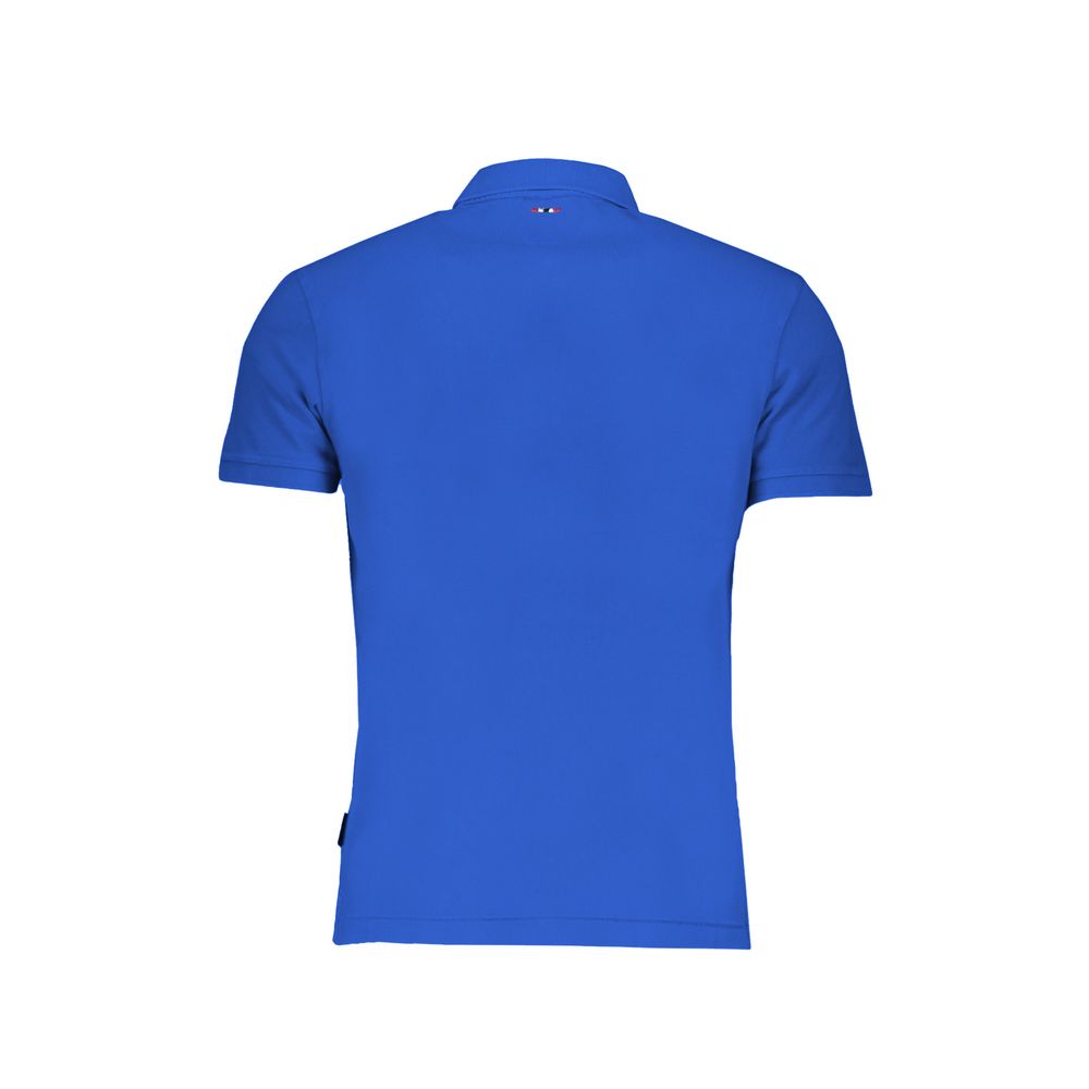 Napapijri Blue Cotton Polo Shirt Napapijri