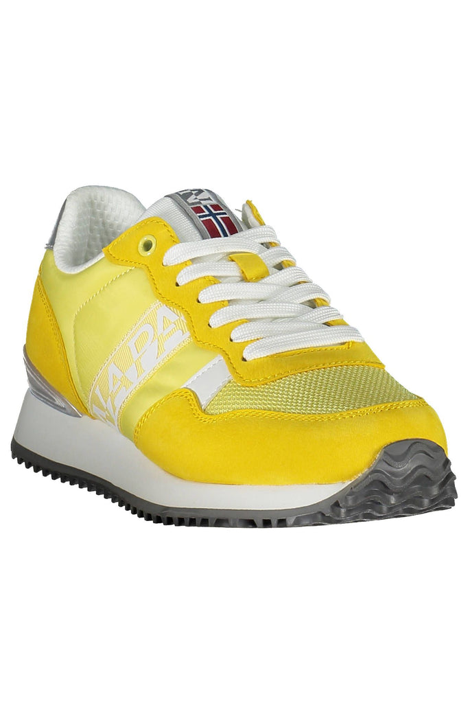 Napapijri Vibrant Yellow Lace-up Sneakers Napapijri