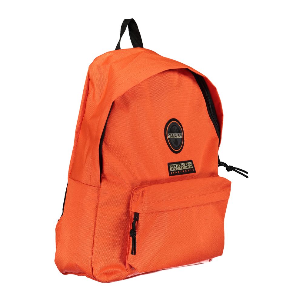 Napapijri Eco-Chic Orange Backpack with Logo Design Napapijri