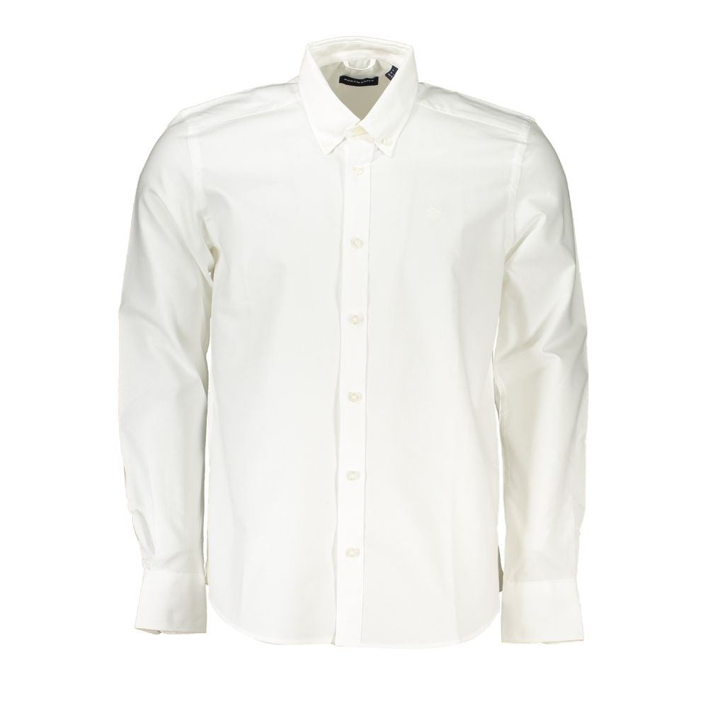 North Sails Elegant White Long Sleeve Button-Down Shirt North Sails