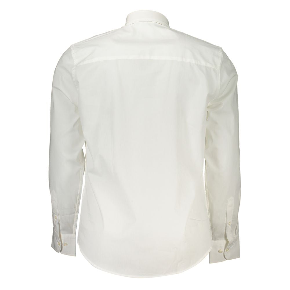 North Sails Elegant Long-Sleeved White Shirt - Regular Fit North Sails