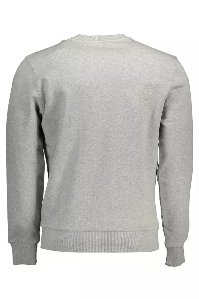 North Sails Elevated Comfort Gray Cotton Sweater North Sails