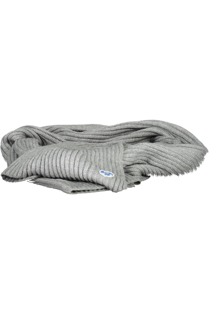 North Sails Gray Cotton Scarf North Sails