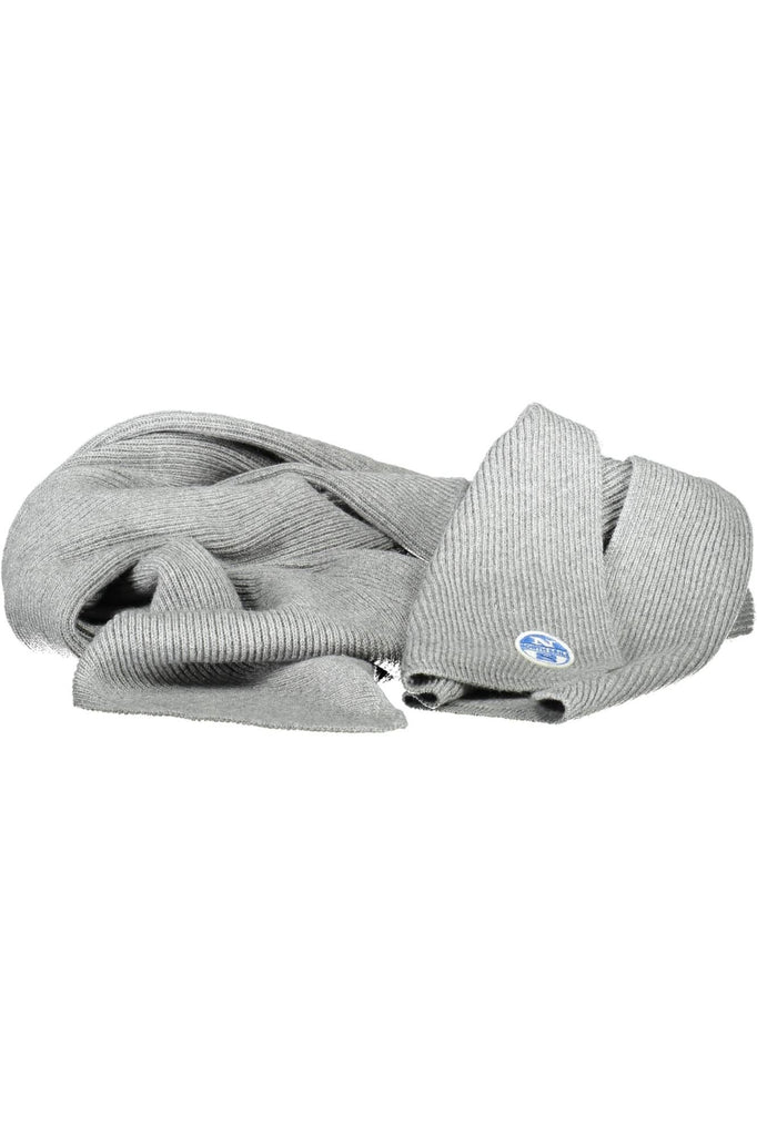 North Sails Gray Cotton Scarf North Sails