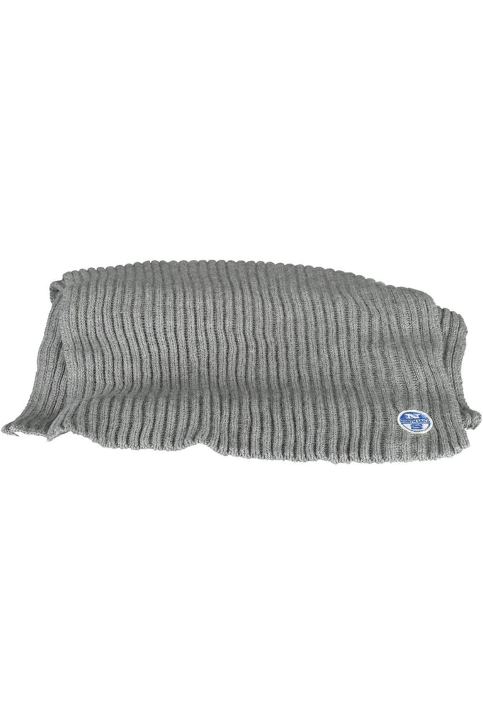 North Sails Gray Cotton Scarf North Sails