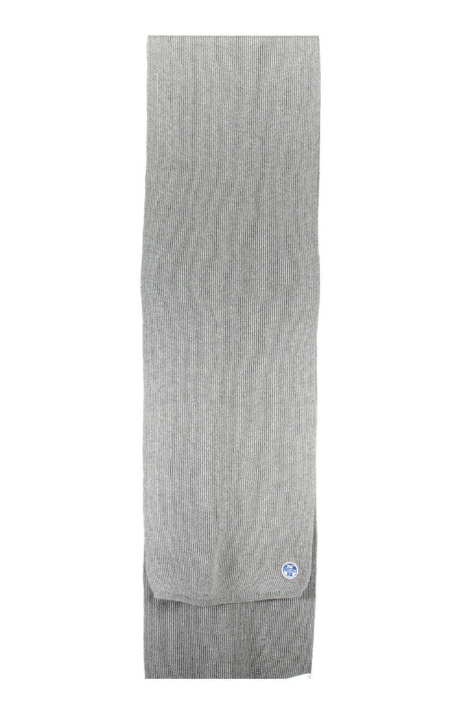 North Sails Gray Cotton Scarf North Sails