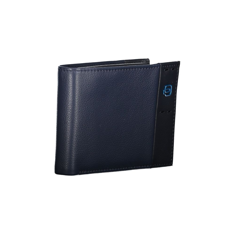 Piquadro Elegant Blue Leather Men's Wallet Piquadro