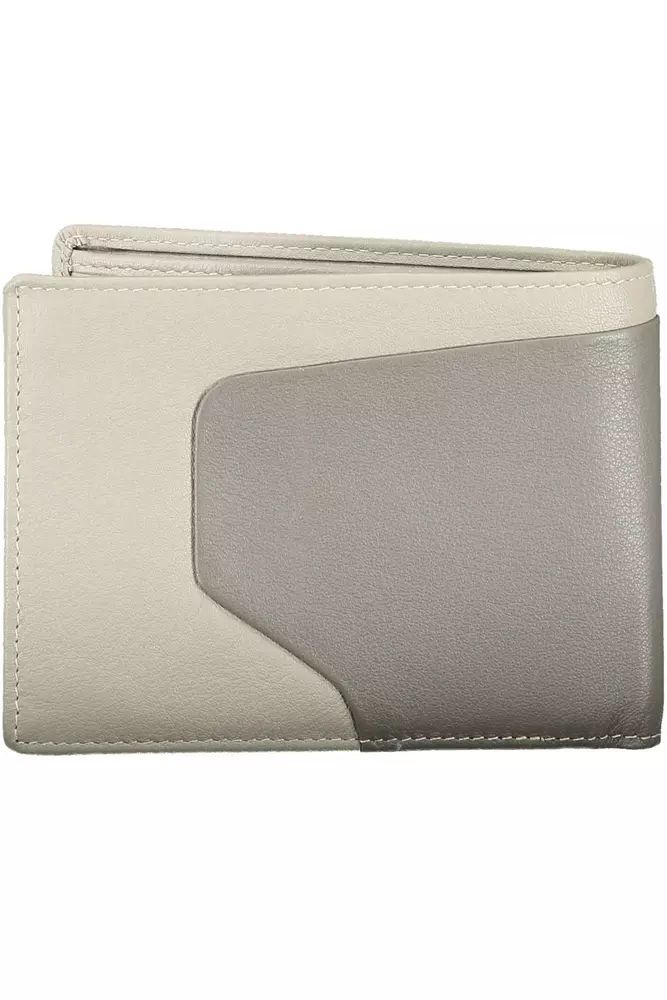 Piquadro Sleek Bi-Fold Leather Wallet with RFID Block Piquadro