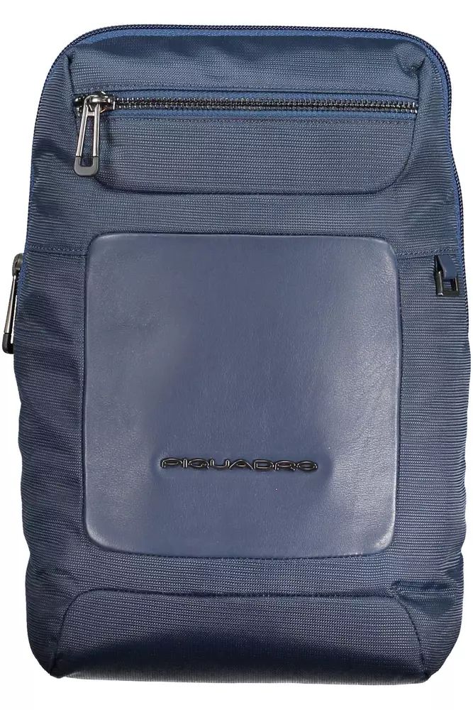 Piquadro Eco-Friendly Chic Blue Shoulder Bag Piquadro