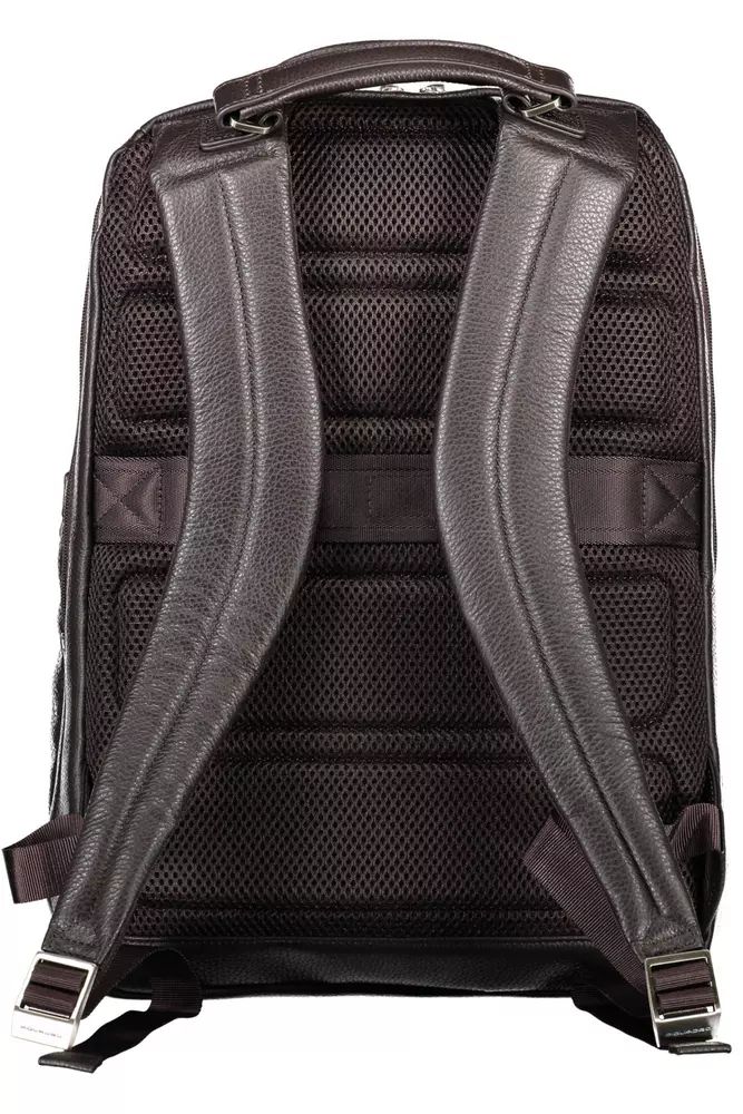 Piquadro Brown Nylon Backpack Piquadro