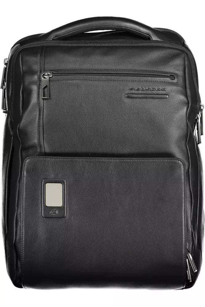 Piquadro Elegant Leather Backpack with Laptop Pocket Piquadro