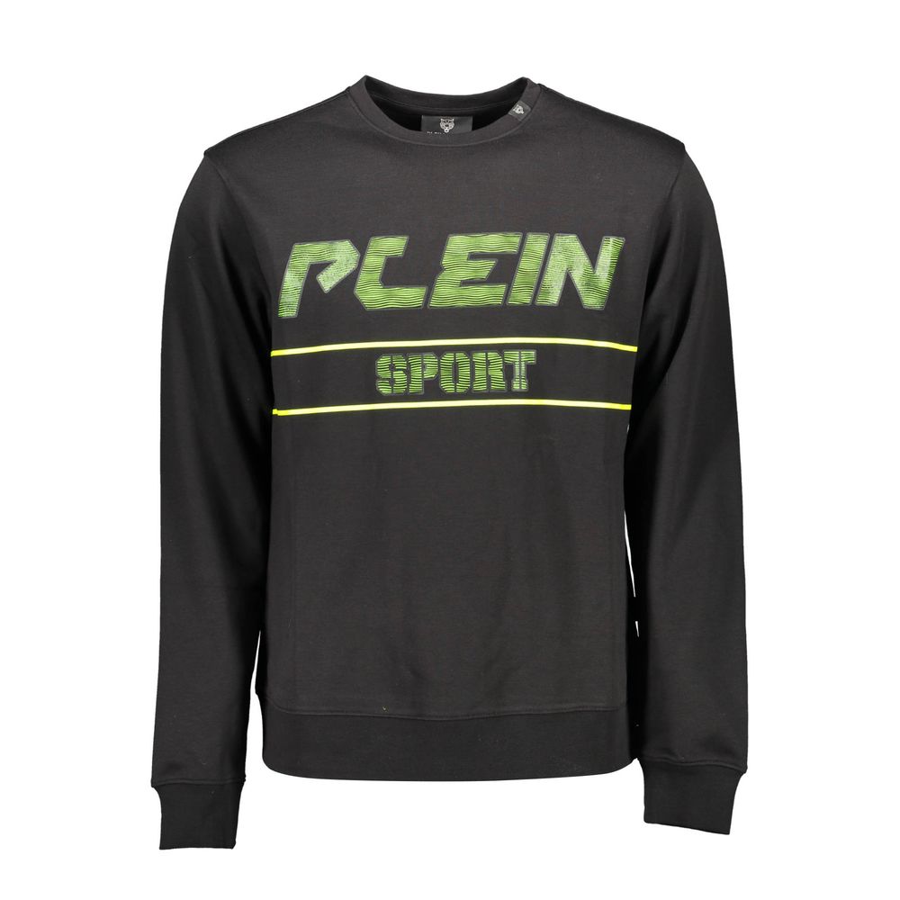 Plein Sport Sleek Long-Sleeve Sweatshirt with Contrast Details Plein Sport